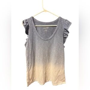 🟣Universal Thread Ombré Ruffle Sleeve Tank – Medium